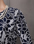BAJU KURUNG PAHANG MODEN GIANNA (NAVY BLUE)